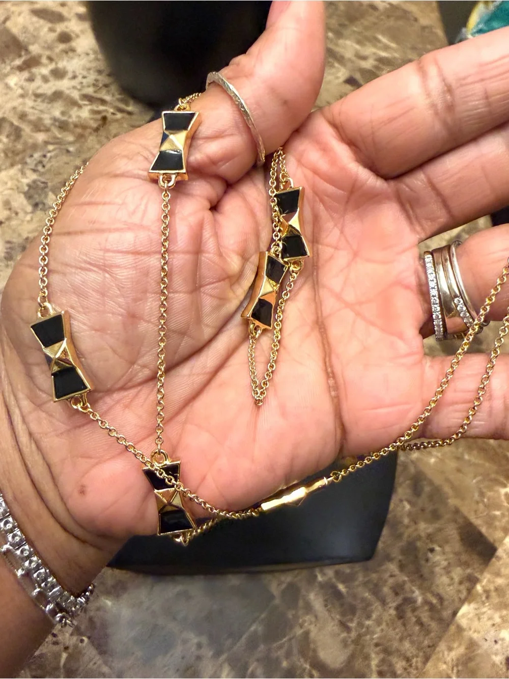 ๐ NWOT Kate Spade "Take a Bow" Long Station Necklace - Picture 6 of 6
